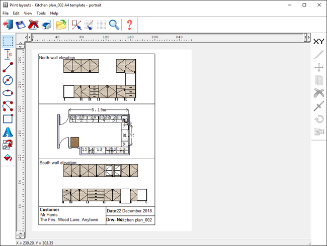 Magi-cut | Magi-Cut - Woodworking CAD software - 2D drawing and room layout